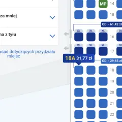 Ryanair: Ile miejsc w samolocie? 189 czy 197? Wybierz fotel!