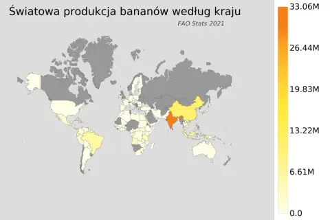 W jakim kraju rosną banany? Twoja podróżnicza mapa