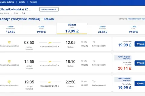 Ile kosztuje przebukowanie biletu Ryanair? Uniknij opłat!