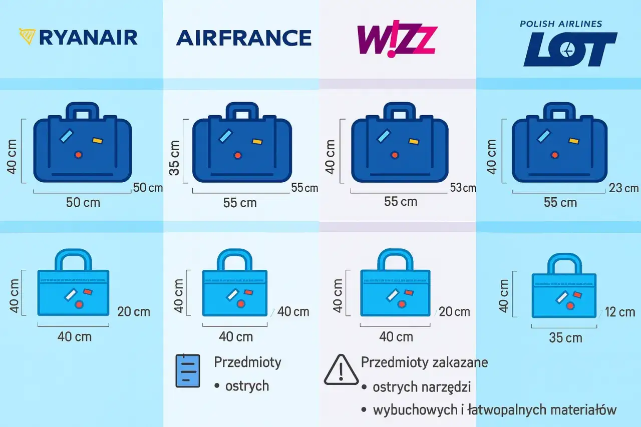 Regulamin Wizz Air bagaż podręczny