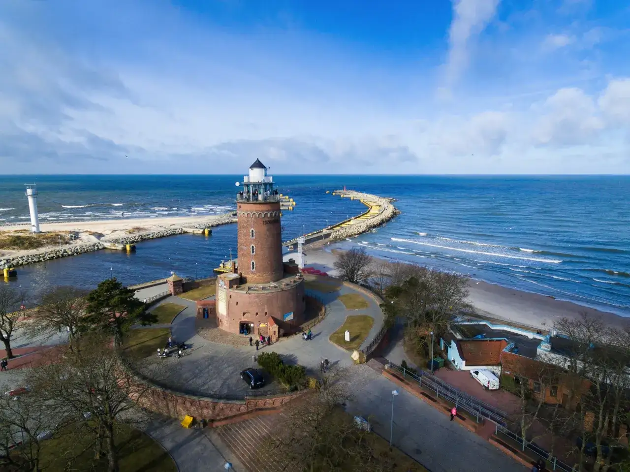 Ustronie Morskie plaża molo